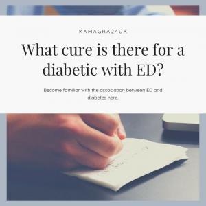 What cure is there for a diabetic with ED?